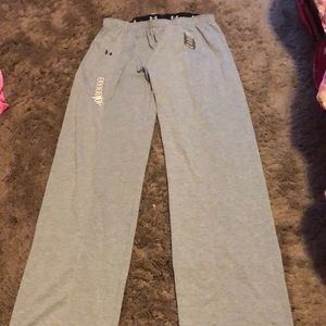 Under Armour heather gray heat gear pants size M